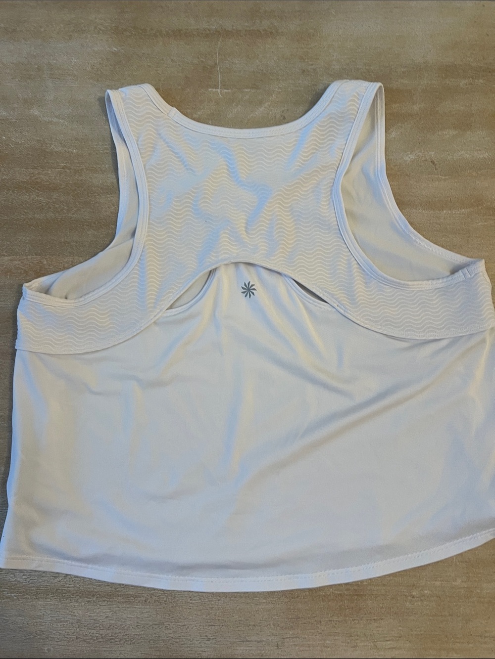 Athleta White Racerback Performance Tank - Picture 3 of 6